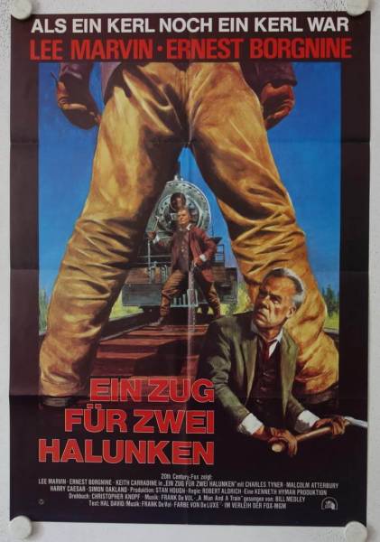 Ein Zug für zwei Halunken originales deutsches Filmplakat